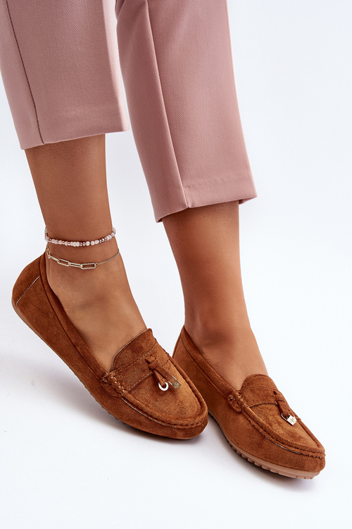 Жіночі замшеві класичні мокасини Camel Ontala