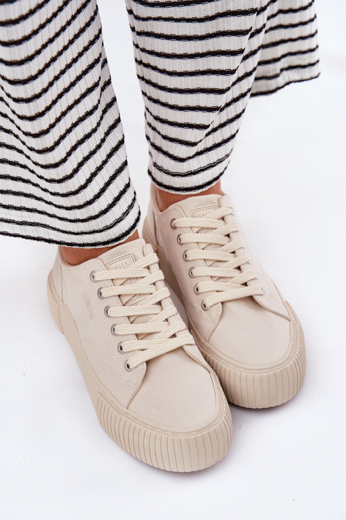 Жіночі Текстильні Кросівки Big Star RR274407 Бежеві