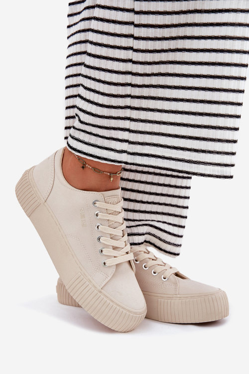 Жіночі Текстильні Кросівки Big Star RR274407 Бежеві