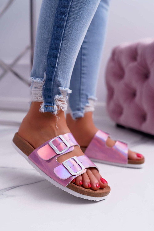 Жіночі фіолетові шльопанці Big Star DD274136