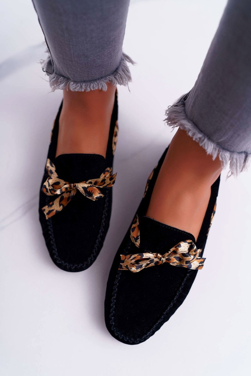 Жіночі мокасини Lu Boo Comfortable Black Plummy