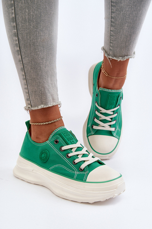 Жіночі кросівки на масивній підошві Big Star NN274130 Green