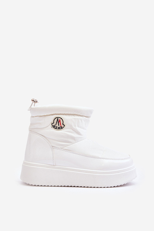 Жіночі слипони на платформі білі Gattea