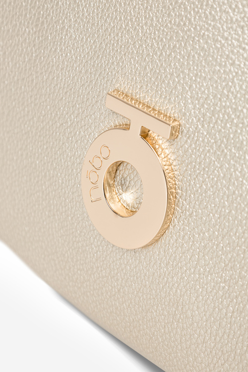 Жіночий маленький рюкзак з еко шкіри NOBO BAGP230-K023 Gold