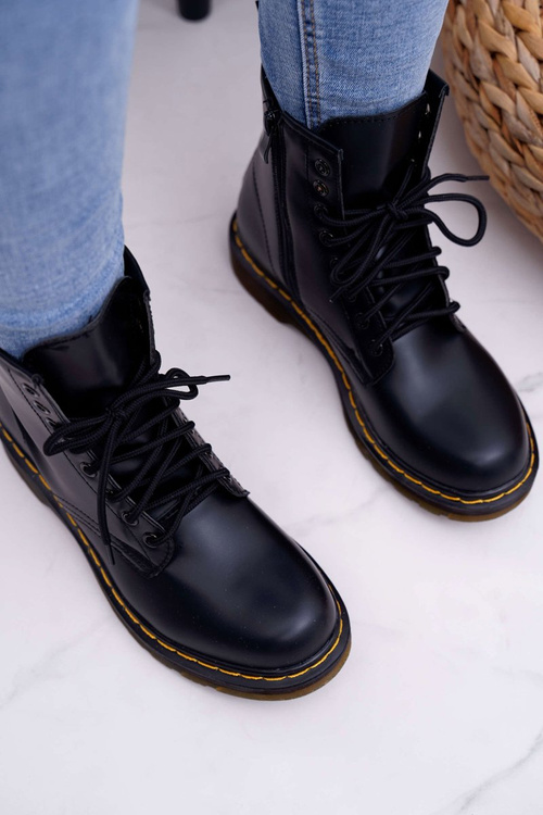 Жіночі черевики Trappers Glans Black Gangsta