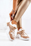 Спортивні кросівки Socks Beige and White Colleen