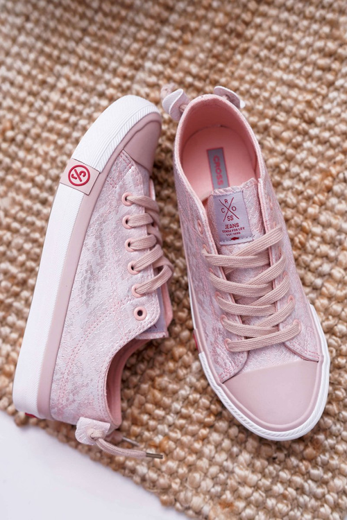 Жіночі кросівки Cross Jeans рожеві DD2R4058