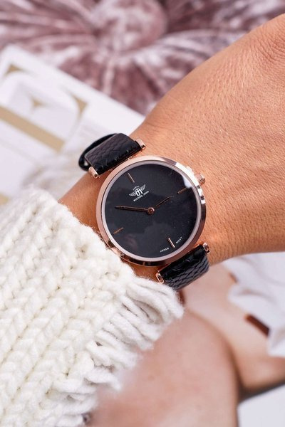 Жіночий годинник Michael John Black Snake Glami