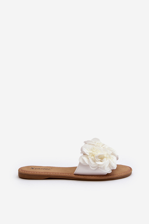 Жіночі білі квіткові тапочки Eelfan