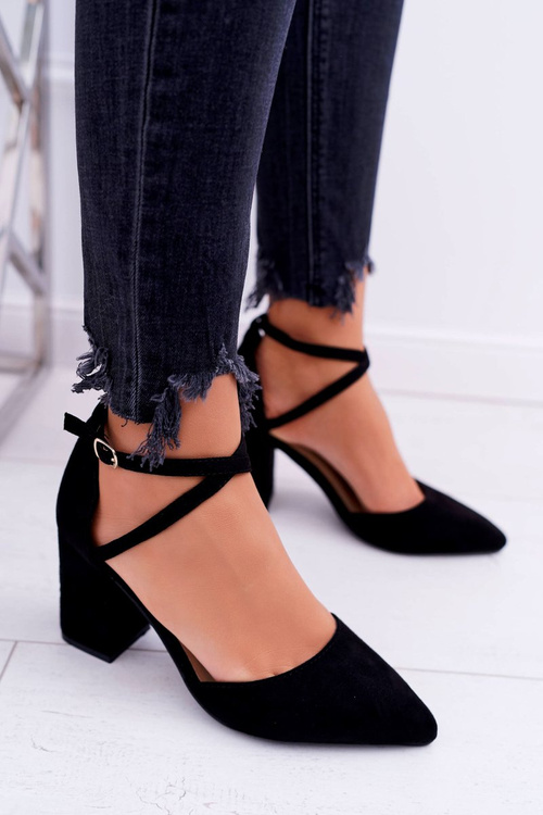 Жіночі туфлі на шпильці Black Cosmo