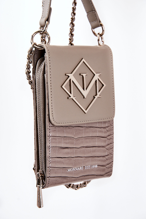 Маленька жіноча сумочка Monnari ETUA020-019 сіра