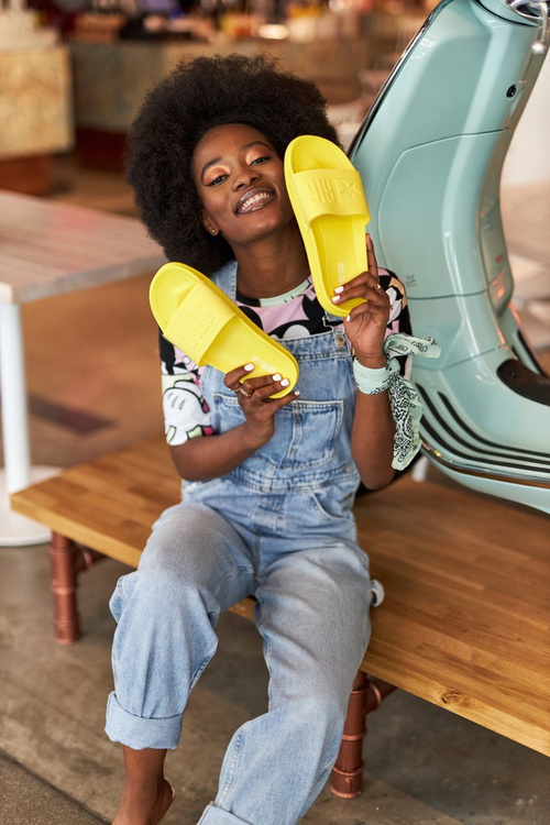 Жіночі тапочки Big Star HH274A040 жовті