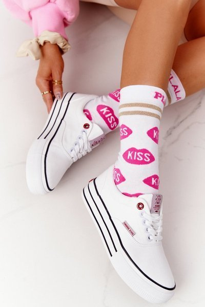 Жіночі кросівки на платформі CROSS JEANS FF2R4001C білі