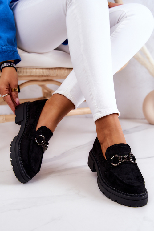 Жіночі лофери замшеві лофери La.Fi Black Willows