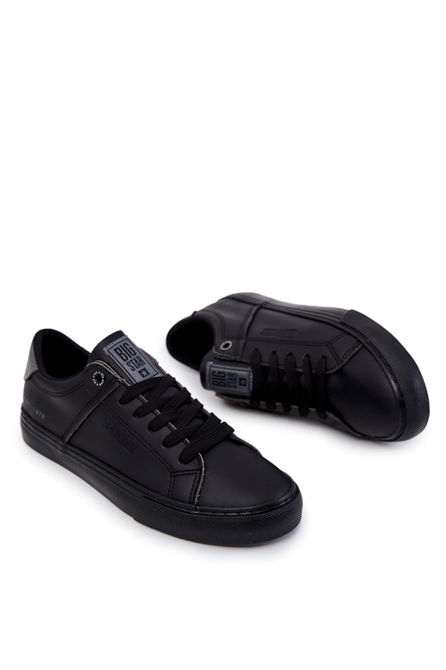 Шкіряні чоловічі кросівки Big Star JJ174108 Чорні