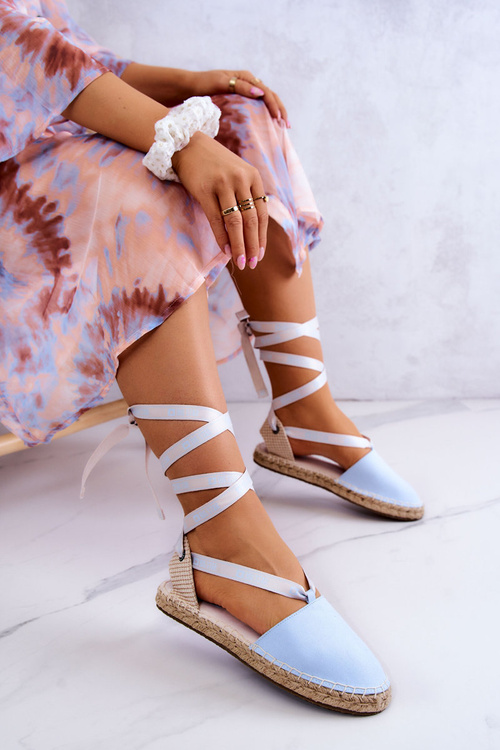 Жіночі зав'язані еспадрільї Big Star JJ274863 Сині