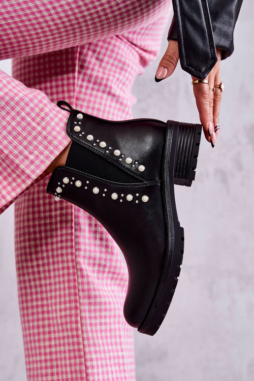 Шкіряні черевики Black Ferra