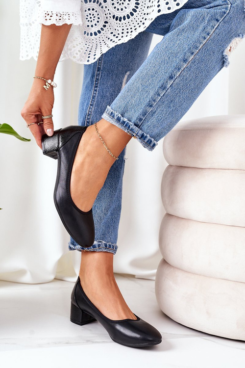 Шкіряні туфлі S.Barski 20-L1 Чорні