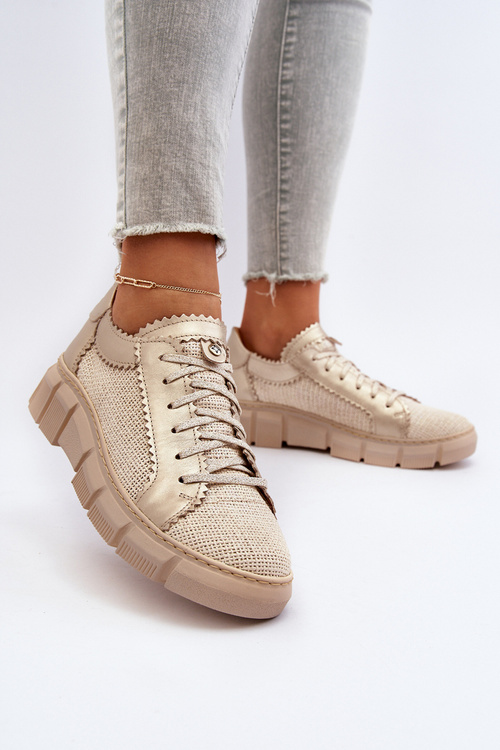 Жіноче шкіряне взуття Maciejka 05850-22 світло-бежевий