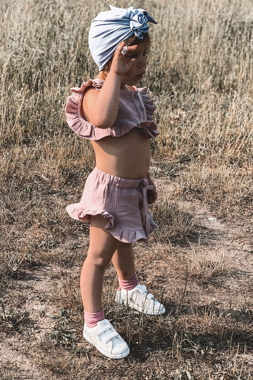 Дитячі кросівки на липучці біло-райдужна мила дівчинка