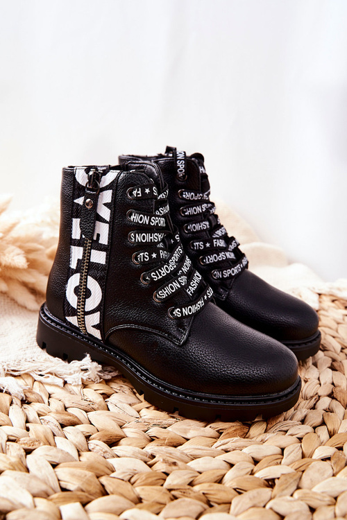 Чоботи дитячі Workers Black Pomeroy