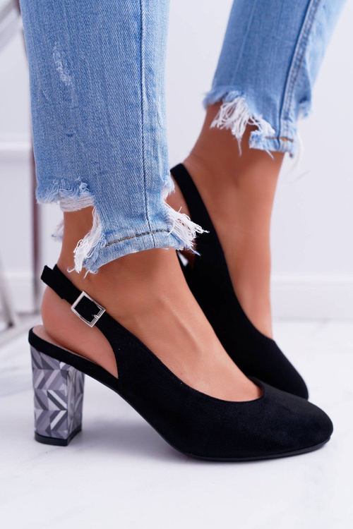 Жіночі туфлі на шпильці Galanter Sergio Leone SK788 Black Lati