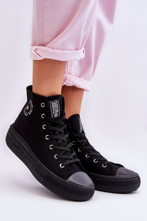 Жіночі високі кросівки Big Star LL274A182 Чорні