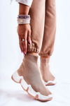 Жіноче високе спортивне взуття Beige Morris