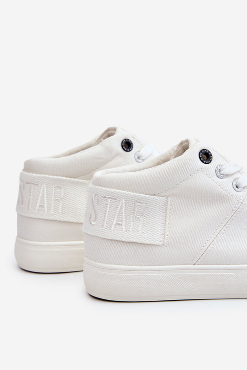 Жіночі класичні високі кросівки Big Star LL274002 Білі