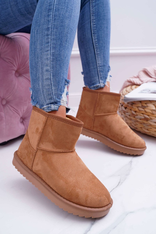 Жіночі зимові черевики утеплені Camel Puffen
