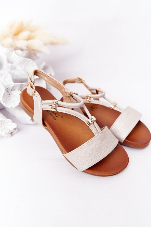 Дитячі босоніжки S.Barski Comfort Beige