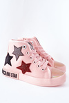 Дитячі високі кросівки на блискавці BIG STAR II374030 Рожеві
