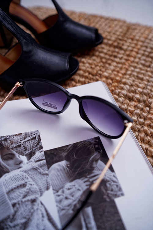 Чорні прозорі сонцезахисні окуляри Prius PR-V33