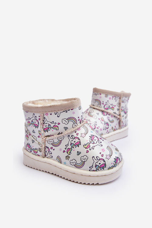 Дитячі сноуборди з малюнком бежеві Elenet