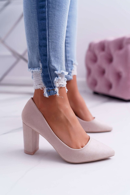 Жіночі босоніжки на шпильці замшеві бежево-малинові