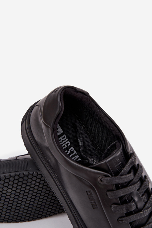 Шкіряні Чоловічі Кросівки Big Star SS174121 Чорні