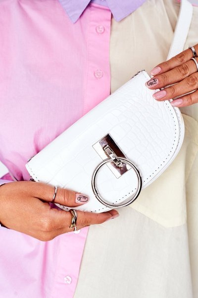 Маленька сумка Kidney Bag 2in1 Bruno Rossi White