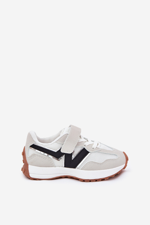 Дитячі кросівки на липучках сірі Tezzu