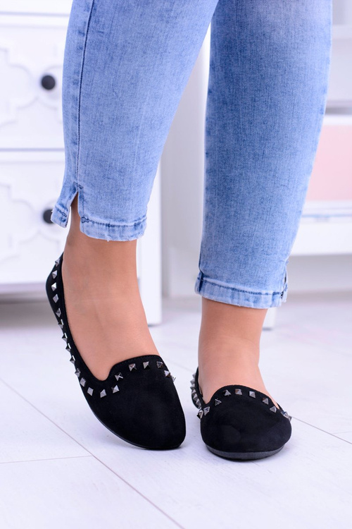 Чорна балерина Lords зі шпильками Рендал