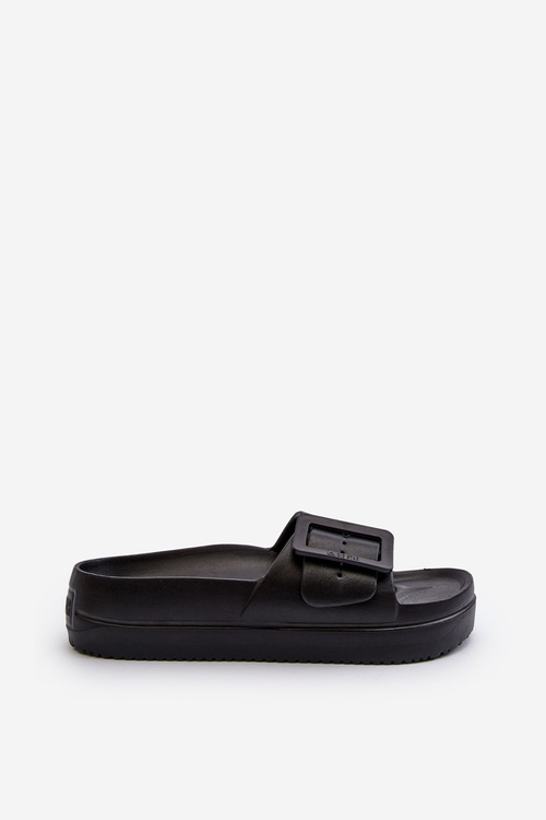 Жіночі поролонові сандалі на платформі з пряжкою Big Star NN274A662 чорні