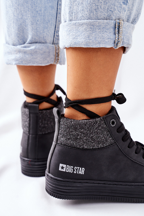 Високі утеплені кросівки Big Star II274147 Чорні