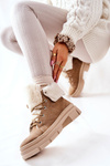 Чоботи Trappers Warm Tied Beige Karley