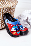 Дитячі поролонові тапочки з машиною Чорні