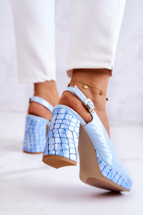 Шкіряні туфлі Maciejka 05441-06 Сині