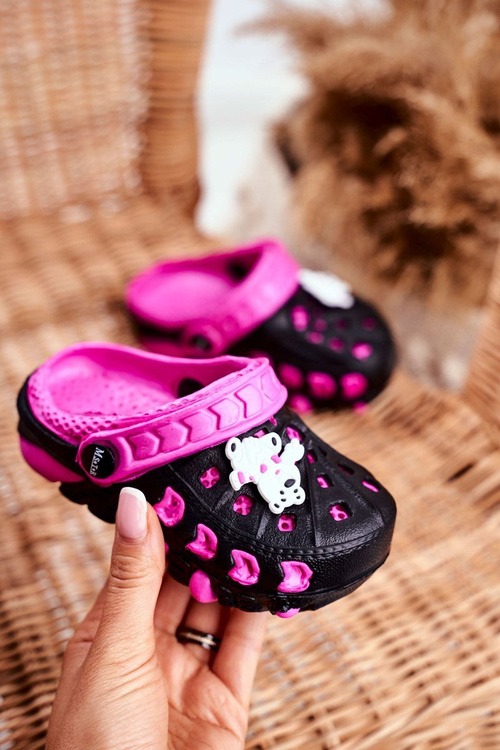 Дитяче взуття Foam Slides Black Polar Bear Oddie