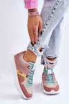 Жіночі кросівки Big Star LL274422 Pink-Beige