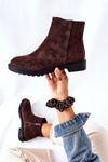 Коричневі чоботи на підборах Laurette
