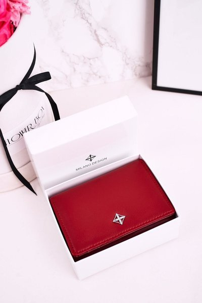 Маленький жіночий гаманець Підкова MILANO Червоний