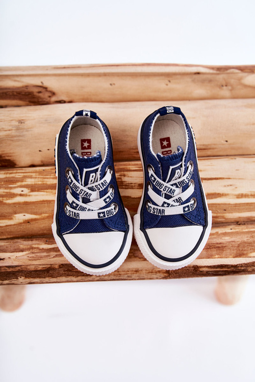 Кросівки дитячі тканинні BIG STAR KK374050 Темно-сині