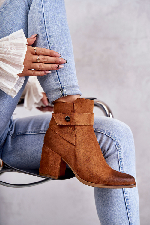 Жіночі замшеві черевики La.Fi 260041C-SU Camel